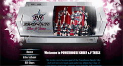 Desktop Screenshot of powerhousecheer-fitness.com